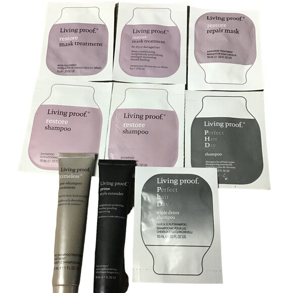 Living Proof Bag and Bundle of 9 Travel Items - Picture 4 of 4